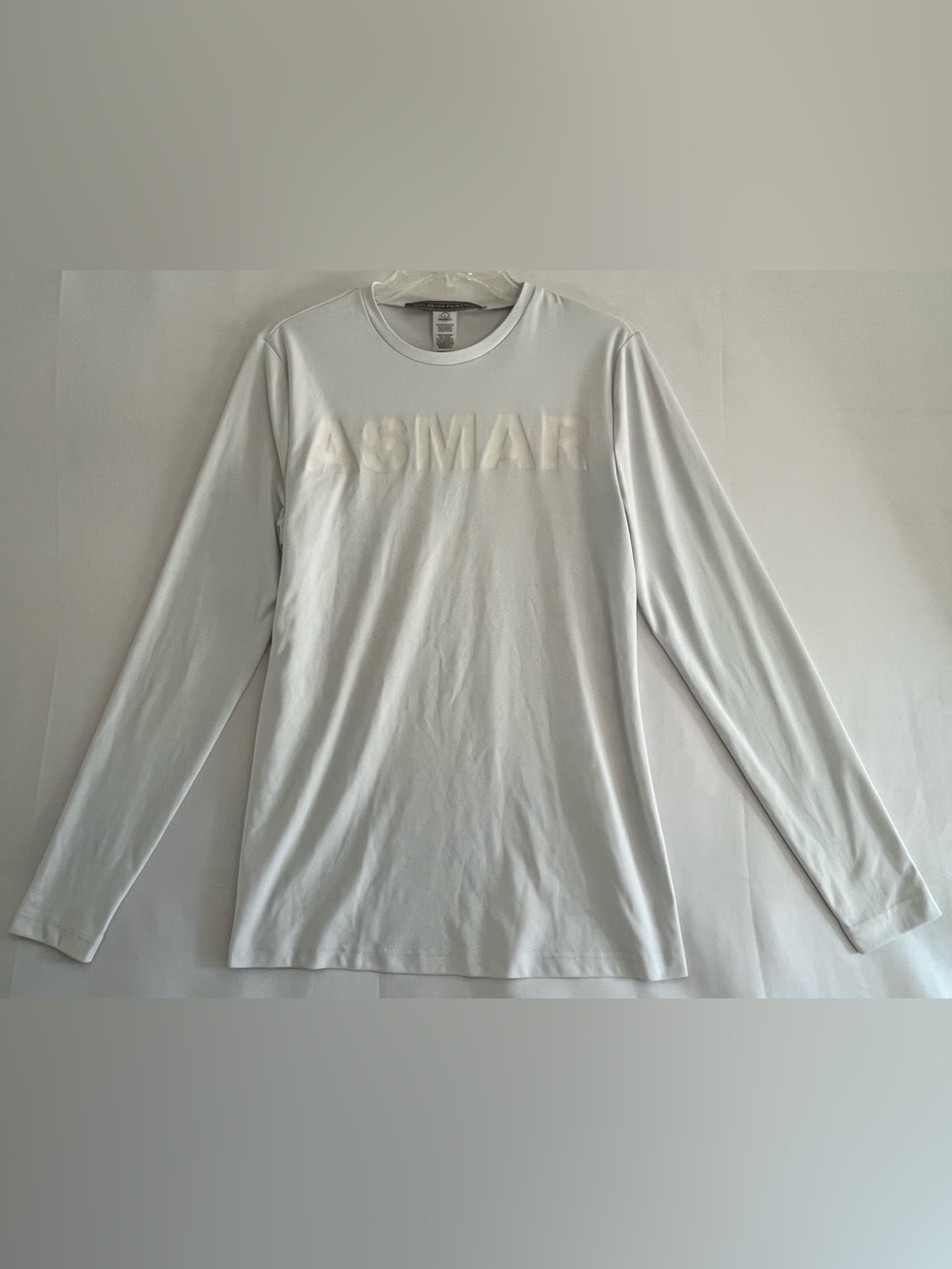 Noel Asmar Equestrian Embossed Logo Long Sleeve Top Size L